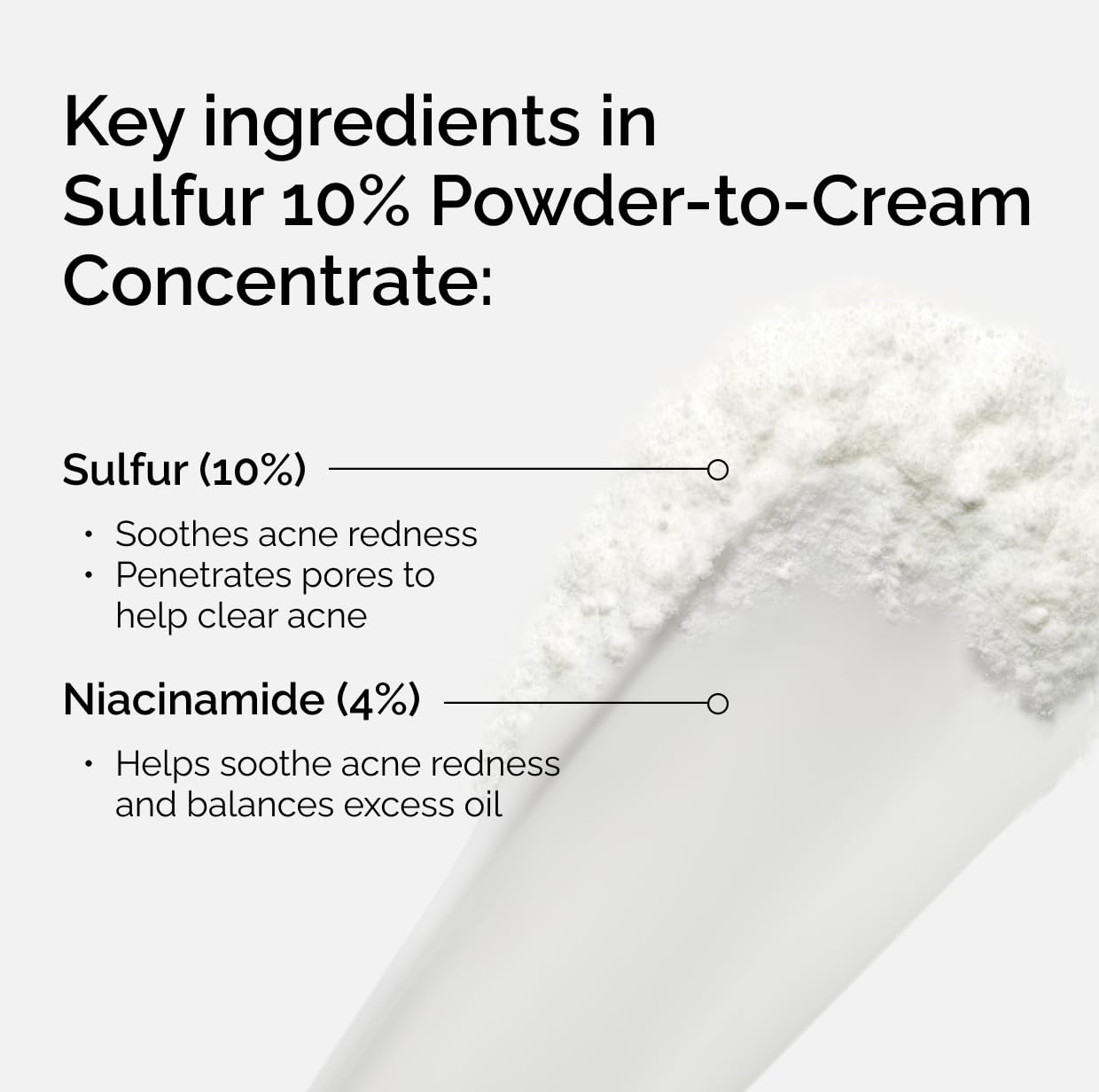The Ordinary Sulfur 10% Powder-to-Cream Acne Spot Treatment Concentrate, Reduces Pimple Size and Zit Redness, 0.18 Oz(0.18 Ounce (Pack of 1)) - view 3
