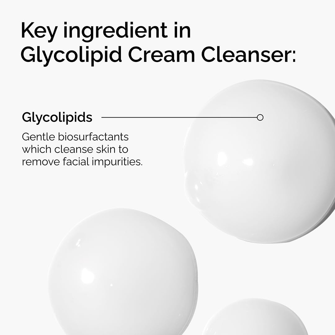 The Ordinary Glycolipid Cream Cleanser, Gentle Makeup Removal with Plant-Derived Glycolipid Agents, 5.1 Fl Oz(5.1 Fl Oz (Pack of 2))