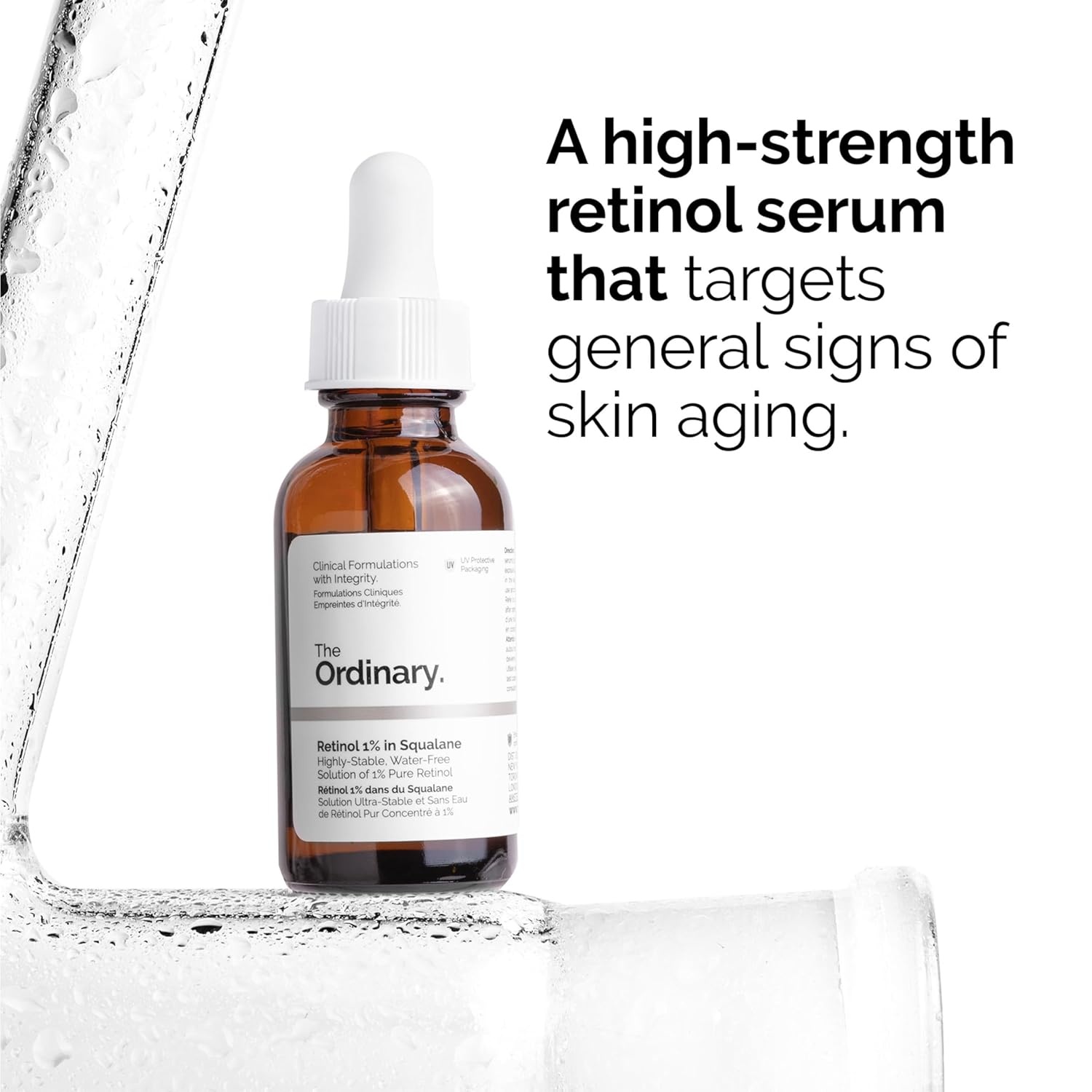 The Ordinary Fine Lines & Wrinkles Collection – Skin Care Bundle Set – Retinol 1% in Squalane 1 Fl Oz, Hyaluronic Acid 2% + B5 1 Fl Oz, Natural Moisturizing Factors + HA 3.4 Fl Oz - view 2