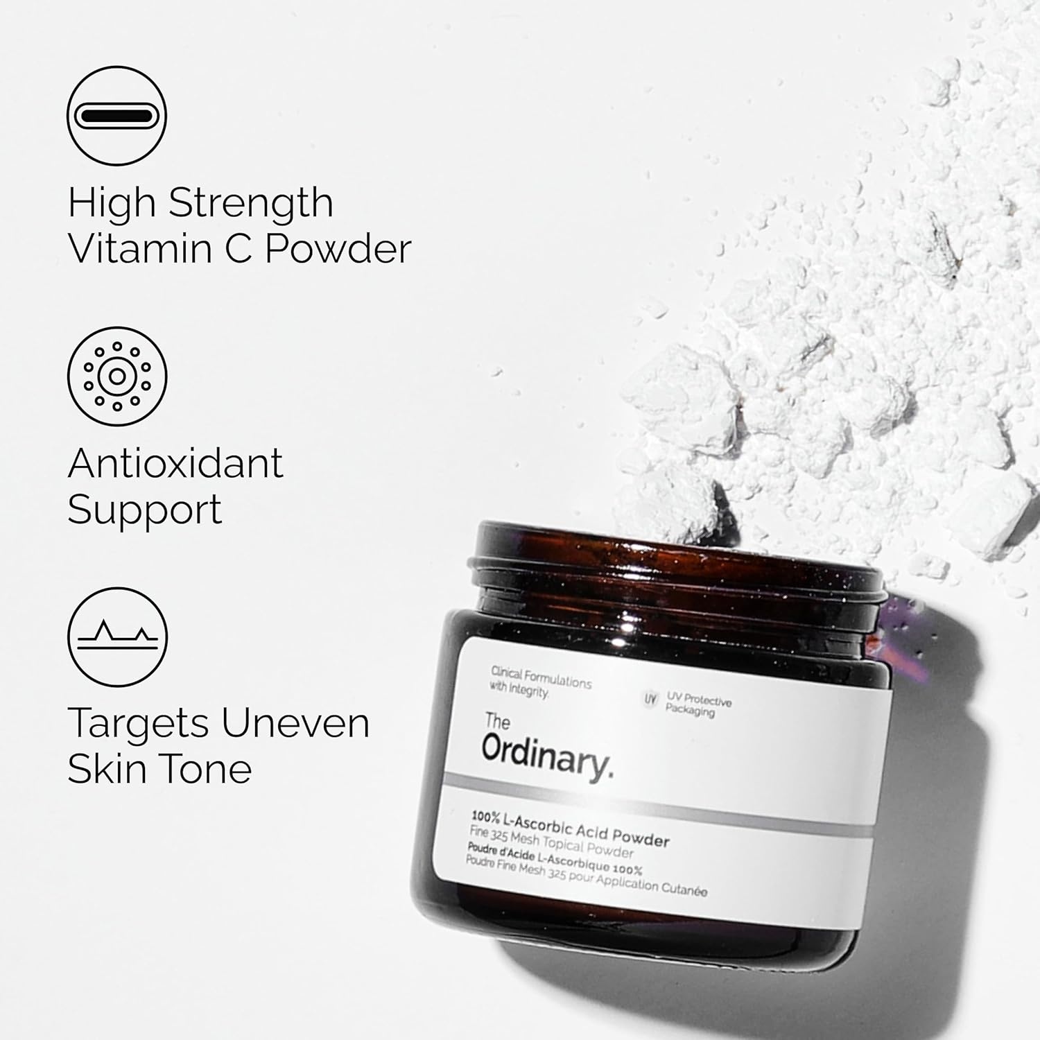 The Ordinary 100% L-Ascorbic Acid Powder, Vitamin C Treatment for Anti-Aging, 0.7 Ounce - view 2
