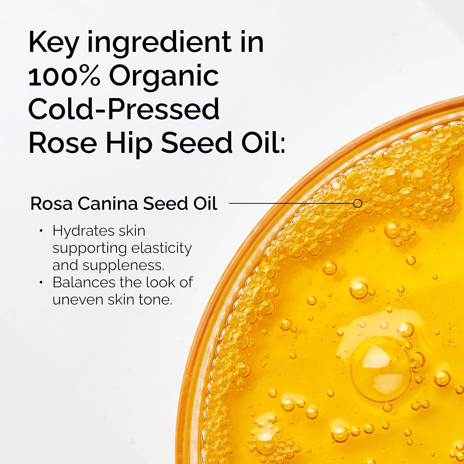 The Ordinary 100% Organic Cold-Pressed Rose Hip Seed Oil, Addresses Signs of Aging by Improving the Appearance of Uneven Skin Tone, Supporting Skin Elasticity, 1 Fl Oz(1 Fl Oz (Pack of 1))