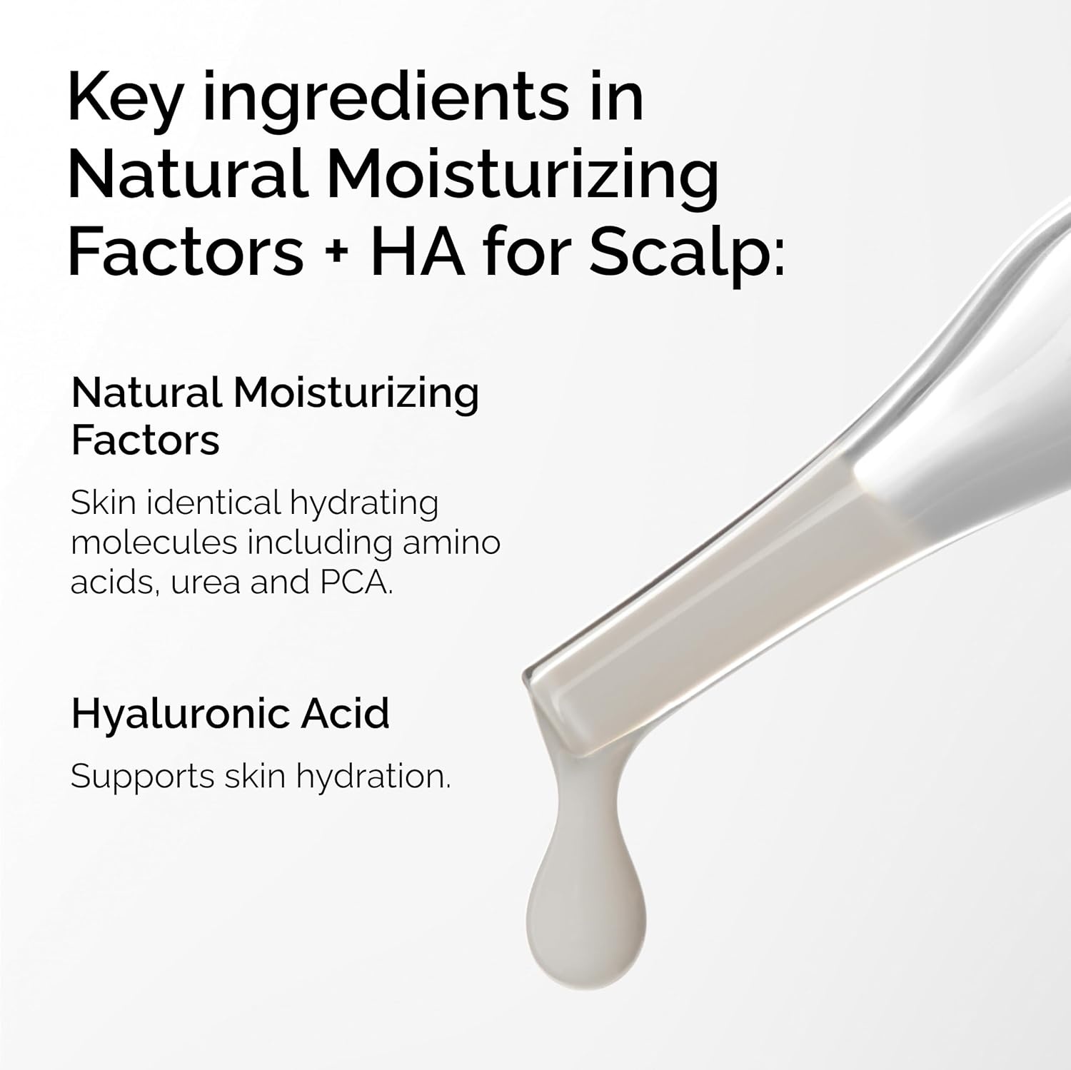 The Ordinary Hair Care Natural Moisturizing Factors + Hyaluronic Acid, Lightweight Hydrating Scalp Serum with Hyaluronic Acid and Squalane, 2 Fl Oz(2 Fl Oz (Pack of 1))