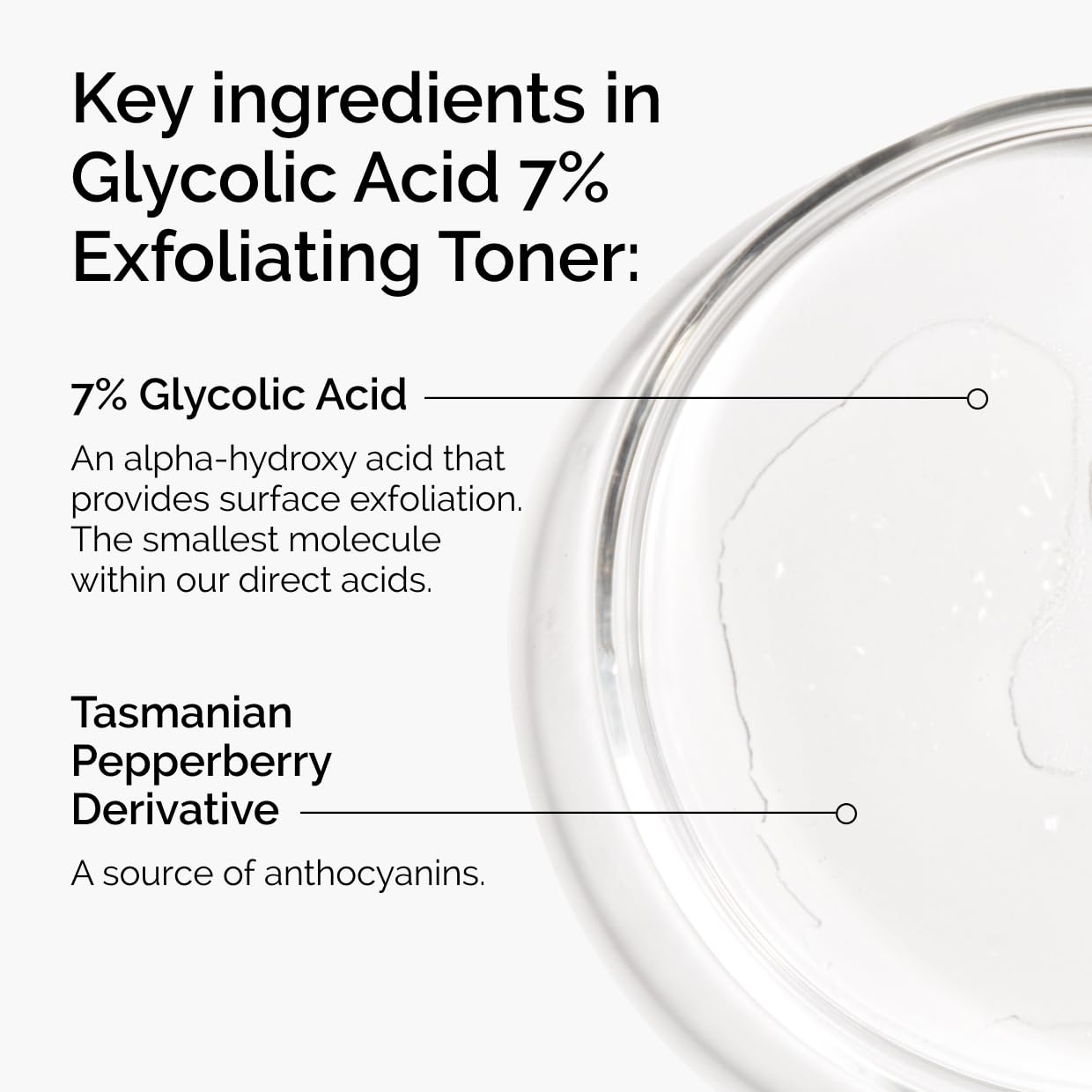 The Ordinary Glycolic Acid 7% Exfoliating Toner, Brightening and Smoothing Daily Toner for More Even-Looking Skin Tone(8.1 Fl Oz (Pack of 2)) - view 3