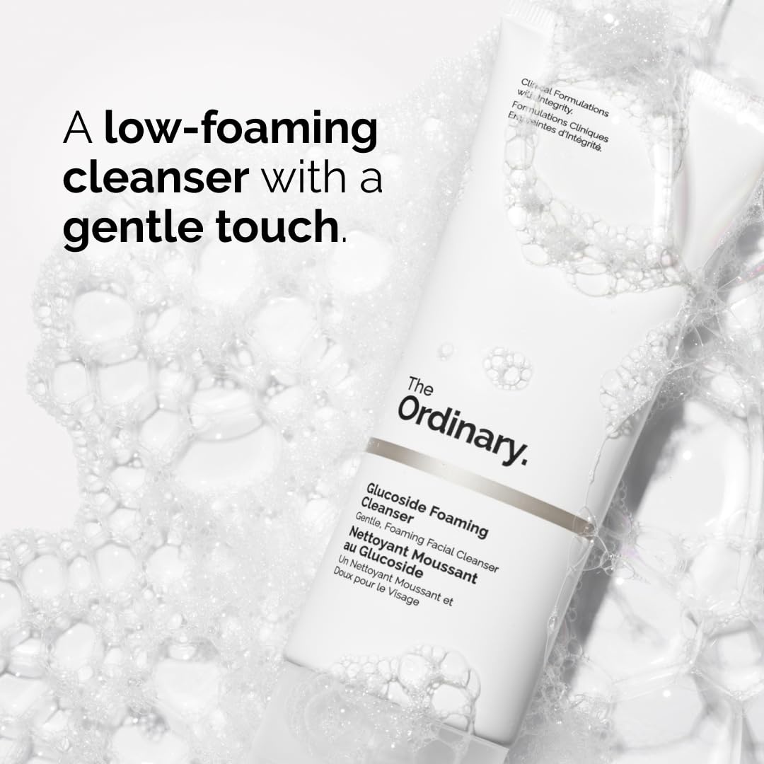 The Ordinary Sensitive Skin Collection, Skin Care Bundle-Blemish-Prone Skin, Glucoside Foaming Cleanser, Aloe 2% + NAG 2% Solution, Niacinamide 10% + Zinc 1%, Natural Moisturizing Factors+Beta Glucan