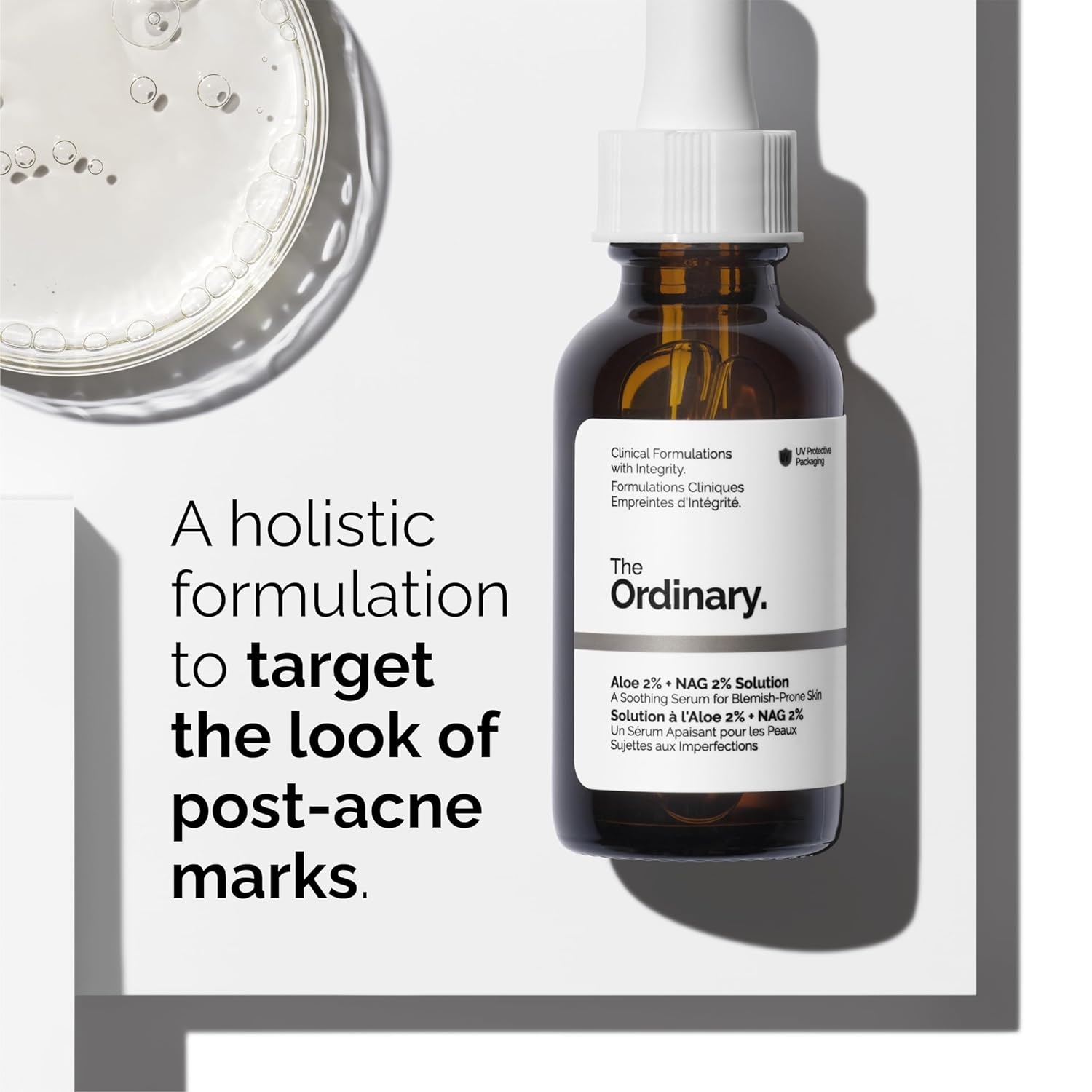 The Ordinary Sensitive Skin Collection, Skin Care Bundle-Blemish-Prone Skin, Glucoside Foaming Cleanser, Aloe 2% + NAG 2% Solution, Niacinamide 10% + Zinc 1%, Natural Moisturizing Factors+Beta Glucan - view 3