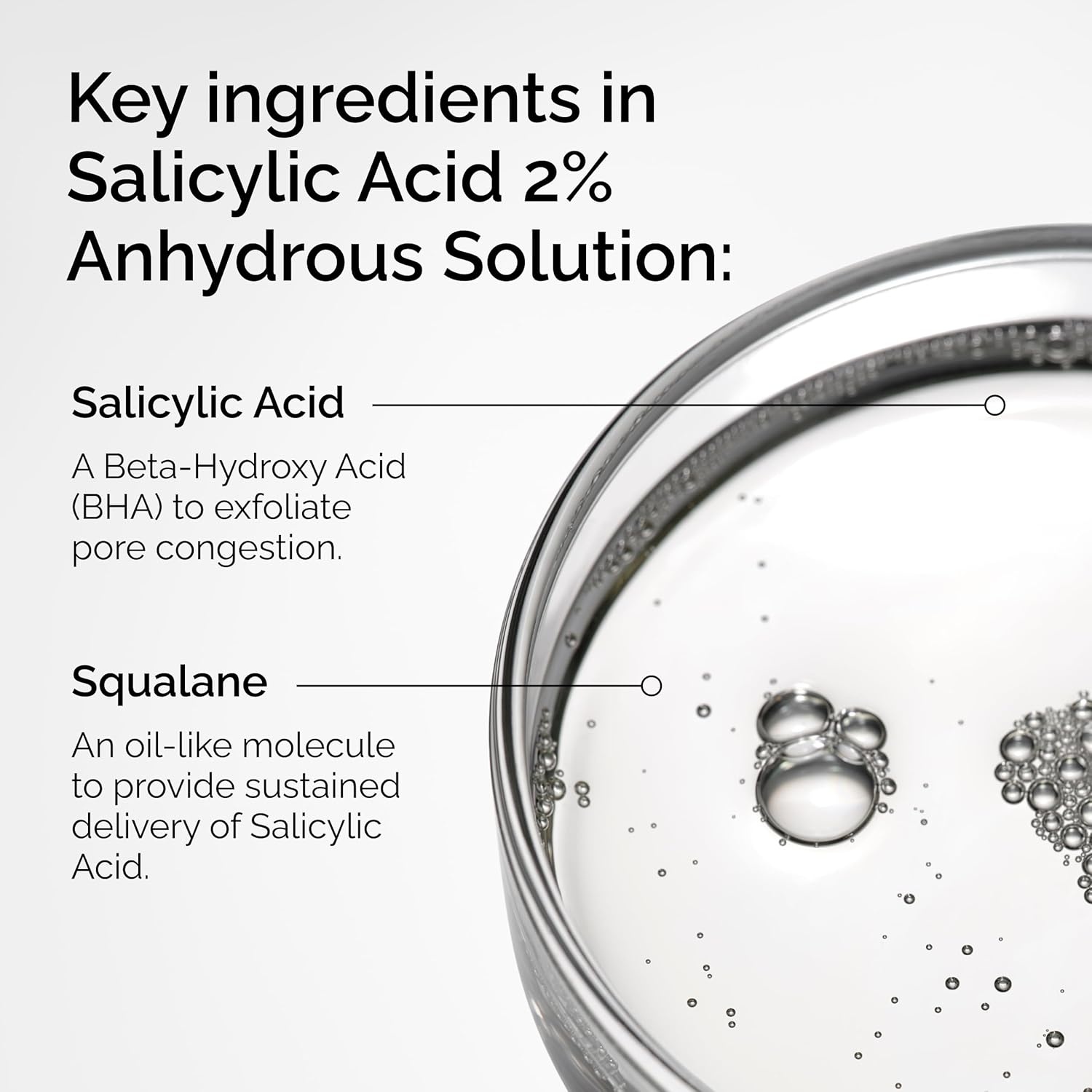 The Ordinary Salicylic Acid 2% Anhydrous Solution, Gentle Exfoliating Serum for Blemish-Prone Skin and Uneven Texture(1 Fl Oz (Pack of 1))
