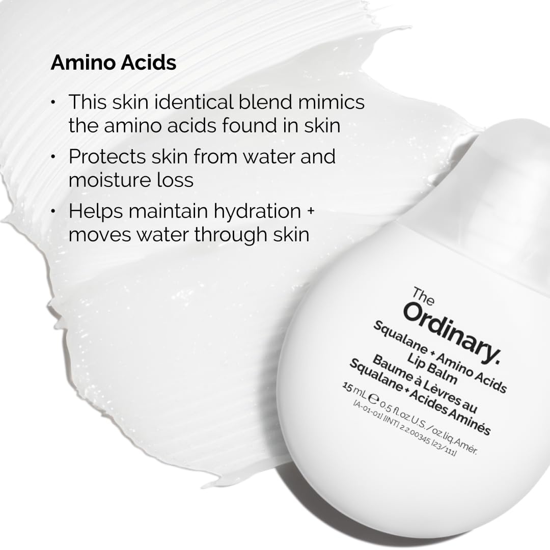 The Ordinary Lip Care Duo – Skin Care Bundle Set – PHA 5% Exfoliating Lip Serum 0.5 Fl Oz + Squalane and Amino Acids Lip Balm - view 5