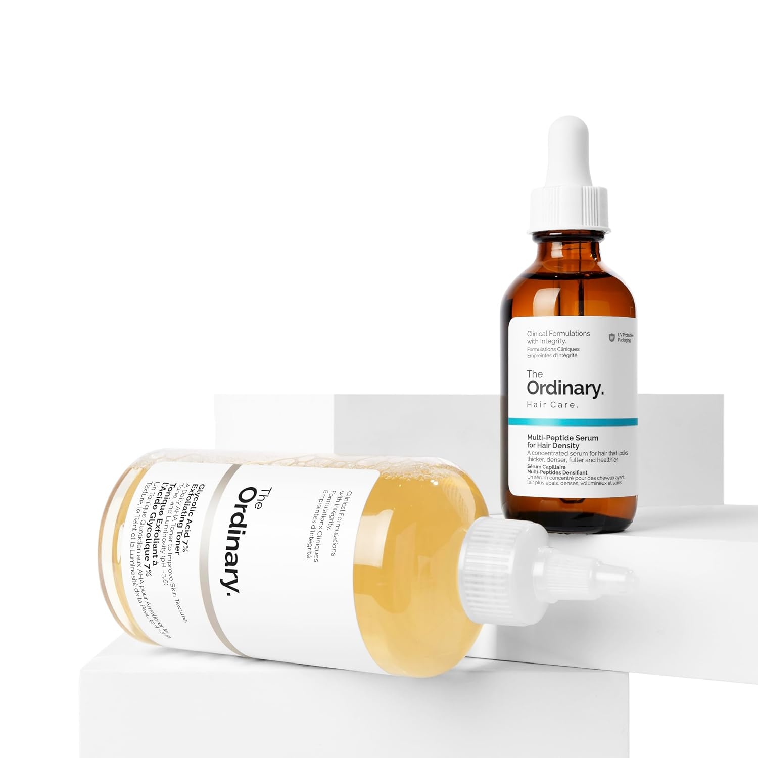 The Ordinary Hair and Scalp Collection, Haircare Set, Glycolic Acid 7% Exfoliating Toner and Multi-Peptide Serum for Hair Density - view 5