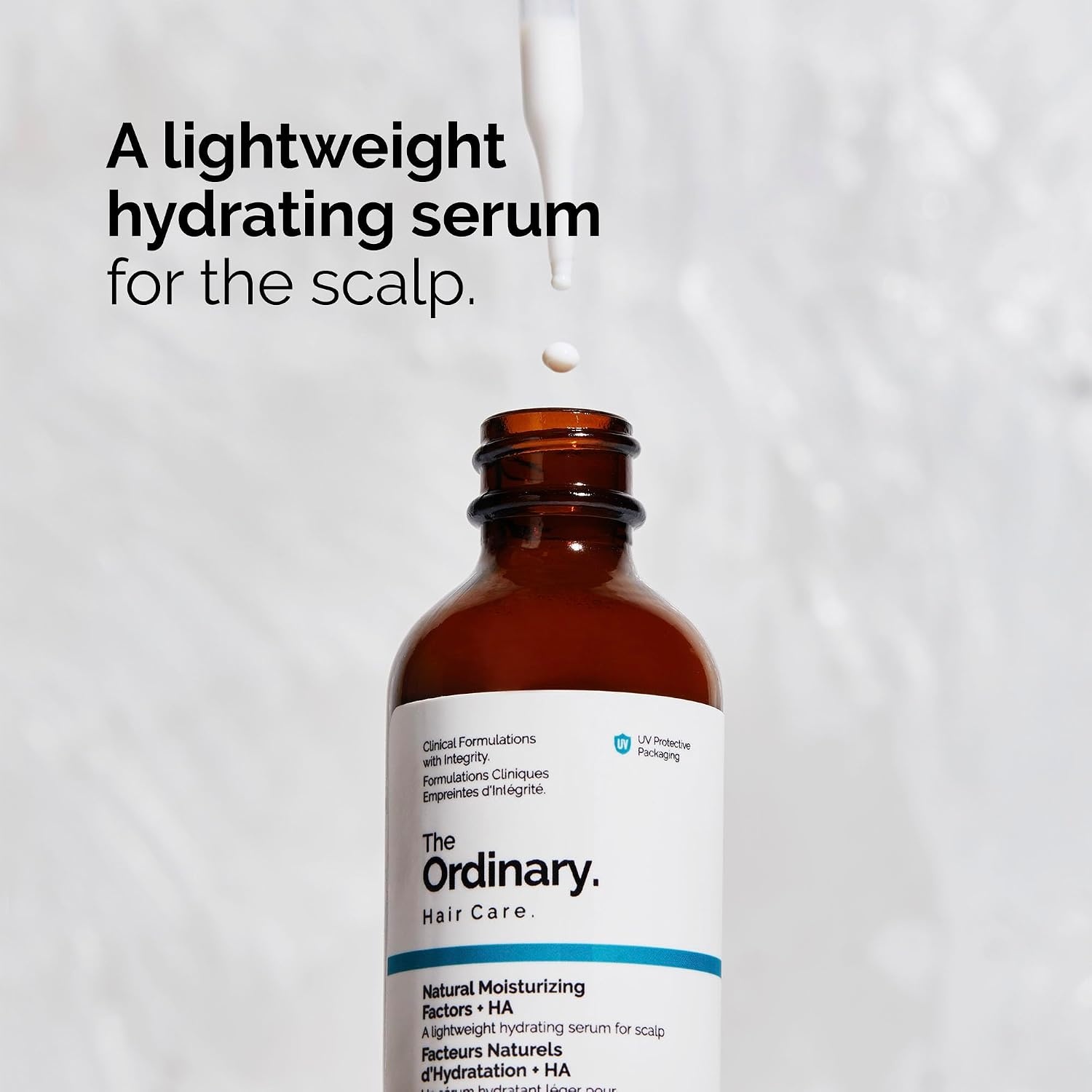 The Ordinary Hair Care Natural Moisturizing Factors + Hyaluronic Acid, Lightweight Hydrating Scalp Serum with Hyaluronic Acid and Squalane, 2 Fl Oz(2 Fl Oz (Pack of 2))