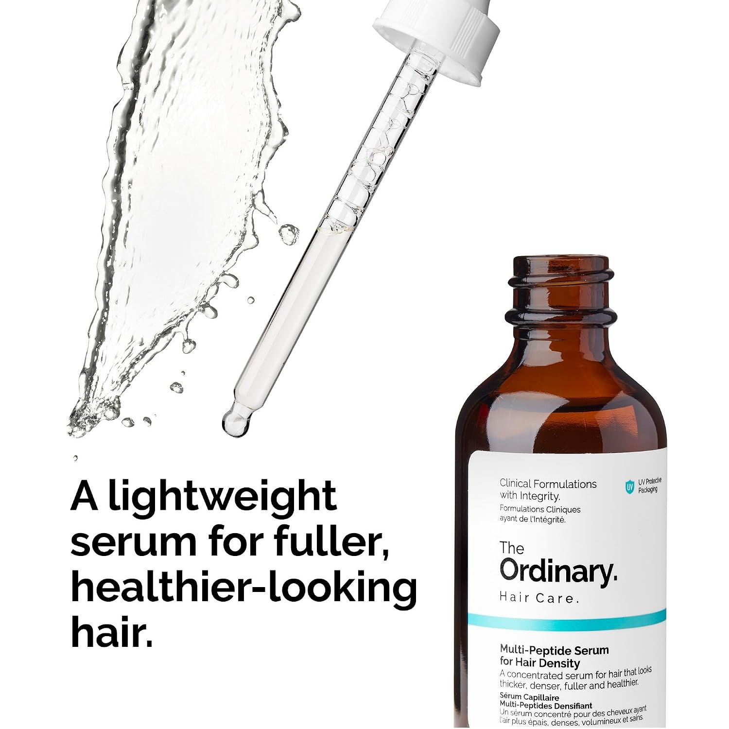 The Ordinary Multi-Peptide Serum for Hair Density, Peptide-Powered Formula for Thicker, Fuller Looking Hair(2 Fl Oz (Pack of 2))