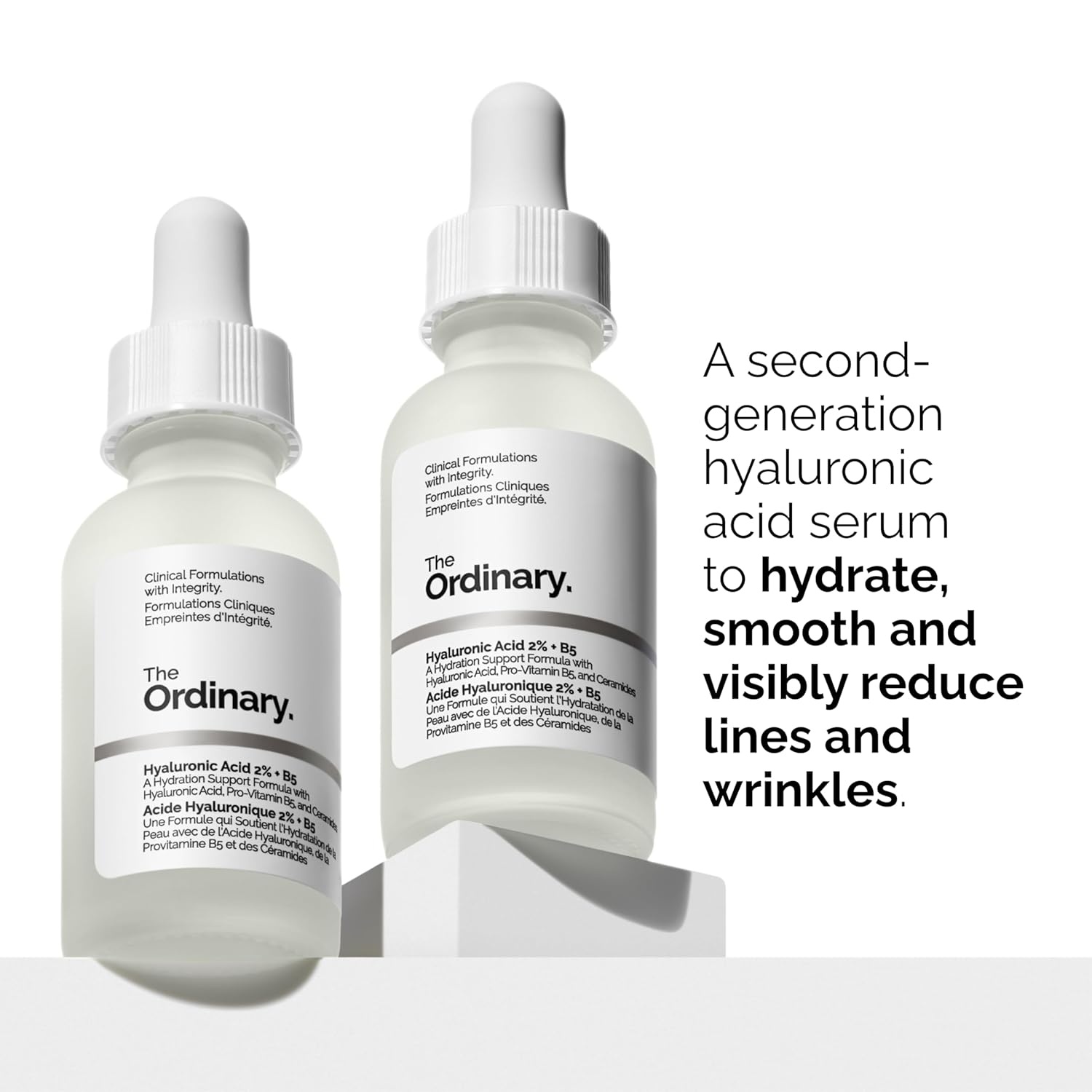 The Ordinary Skin Support Basics Duo – Skin Care Bundle Set For All Skin Types- Hyaluronic Acid 2% + B5 1 Fl Oz, Niacinamide 10% + Zinc 1% 1 Fl Oz