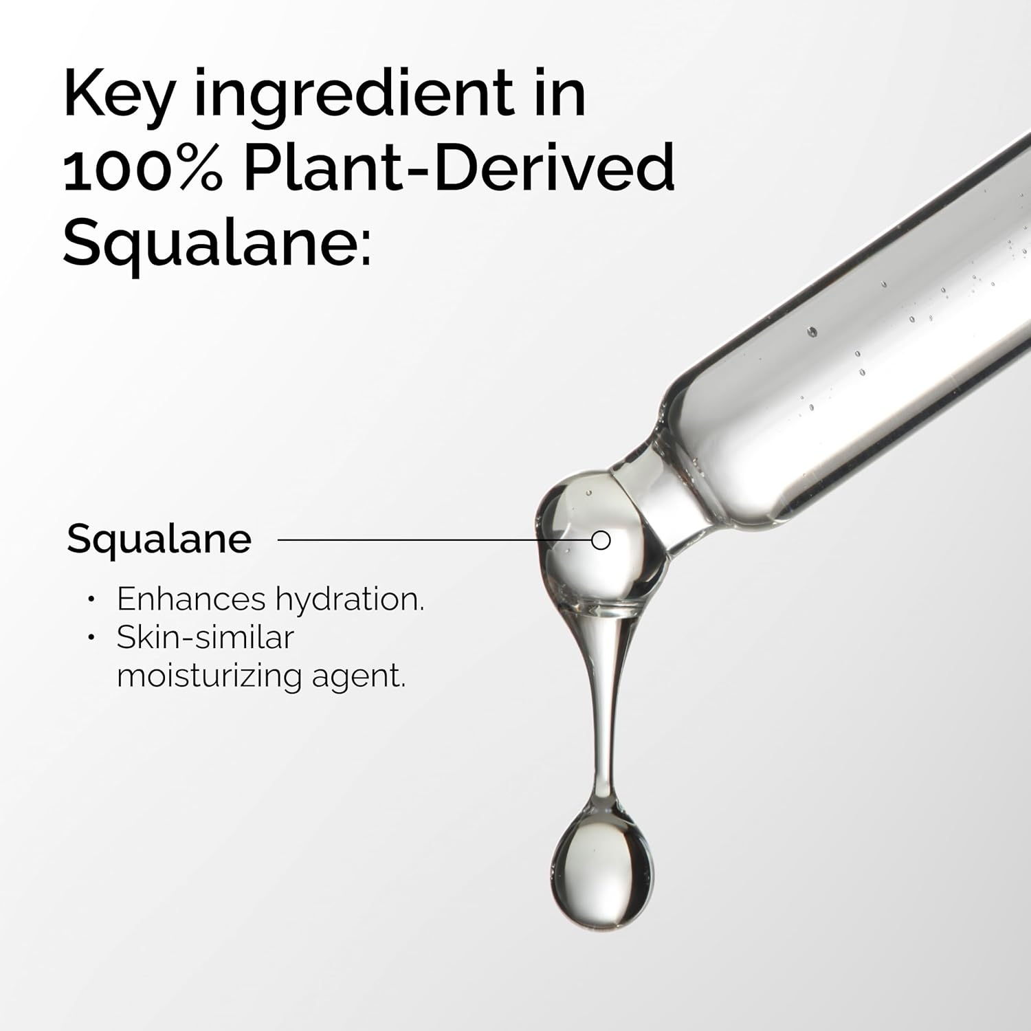 The Ordinary 100% Plant-Derived Squalane, for Skin and Hair, Lightweight Hydration, and Moisture Barrier Support, 1 Fl Oz(1 Fl Oz (Pack of 1))