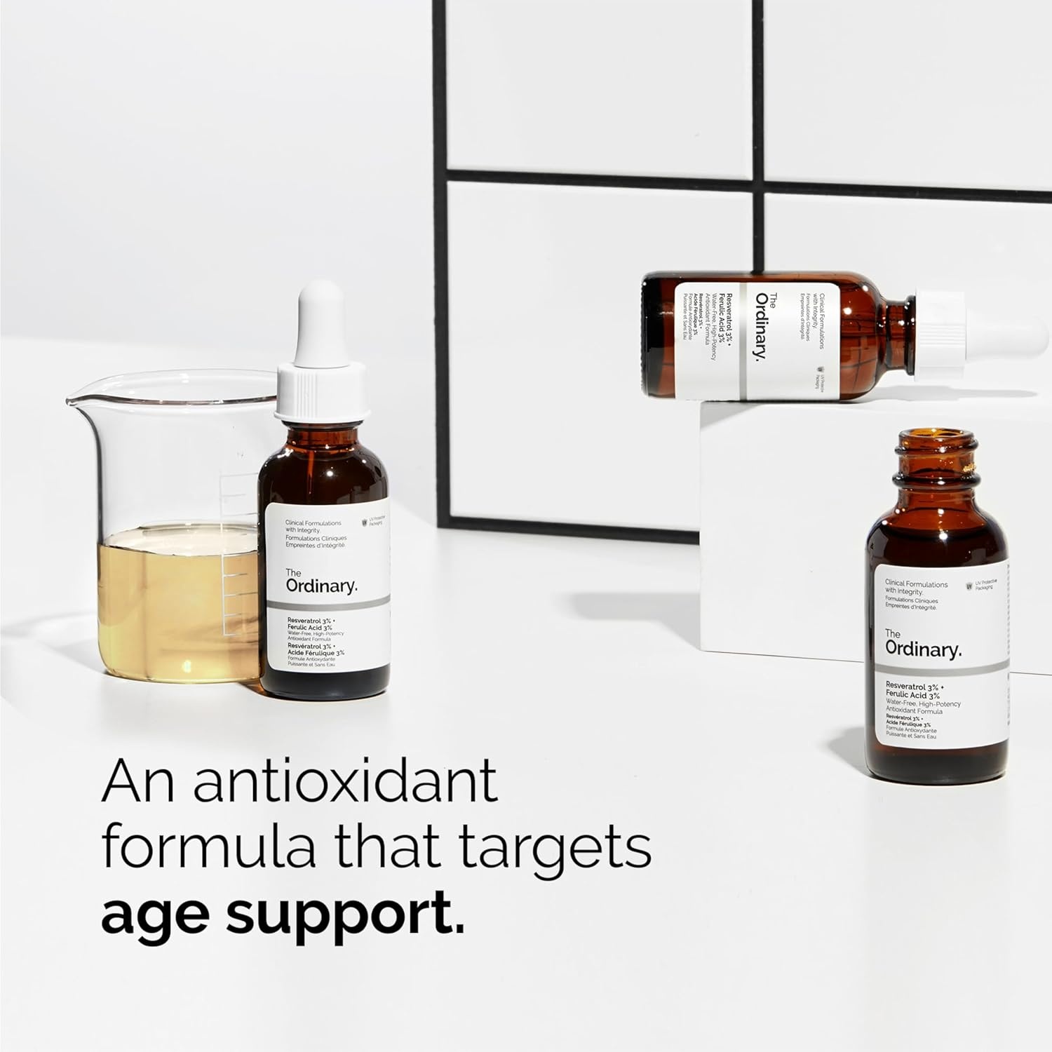The Ordinary Antioxidant Collection – Skin Care Bundle Set For Age Support – Ascorbyl Glucoside Solution 12%, Resveratrol 3% + Ferulic Acid 3%, 100% Organic Cold-Pressed Rose Hip Seed Oil - view 2