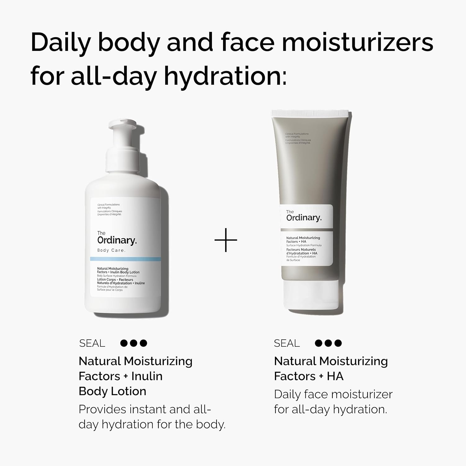 The Ordinary Natural Moisturizing Factors + Inulin Body Lotion, Lightweight Hydration for All-Day Moisture & Skin Barrier Support, Accepted by the National Eczema Association, 8.1 Fl Oz(8.1 Fl Oz (Pack of 1)) - view 5