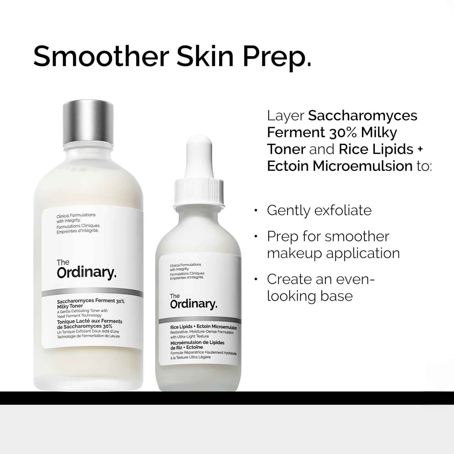 The Ordinary Saccharomyces Ferment 30% Milky Toner, Exfoliating and Hydrating Toner for Smoother, Brighter Skin, 3.4 Fl Oz - view 6